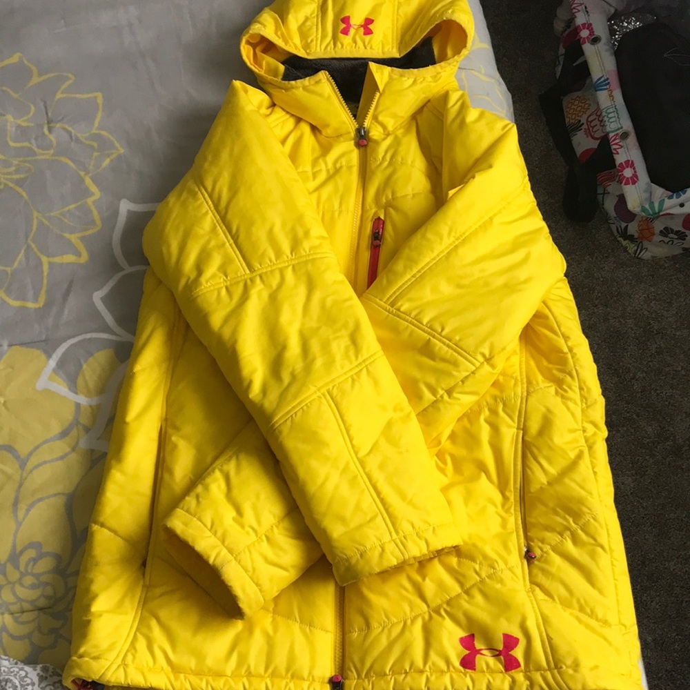 Yellow Under Armour Winter Jacket - image 1